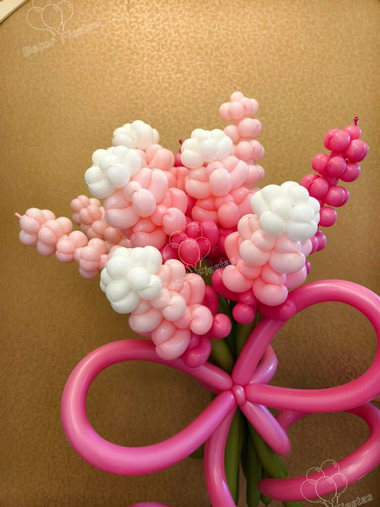 flores en globos